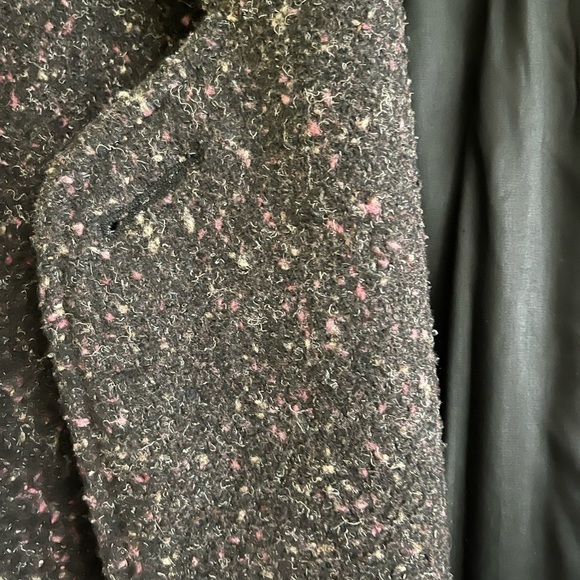 ST. GERMAIN DES PRES, VINTAGE, LONG, SINGLE BREASTED, TWEED COAT. SIZE L - Picture 4 of 5